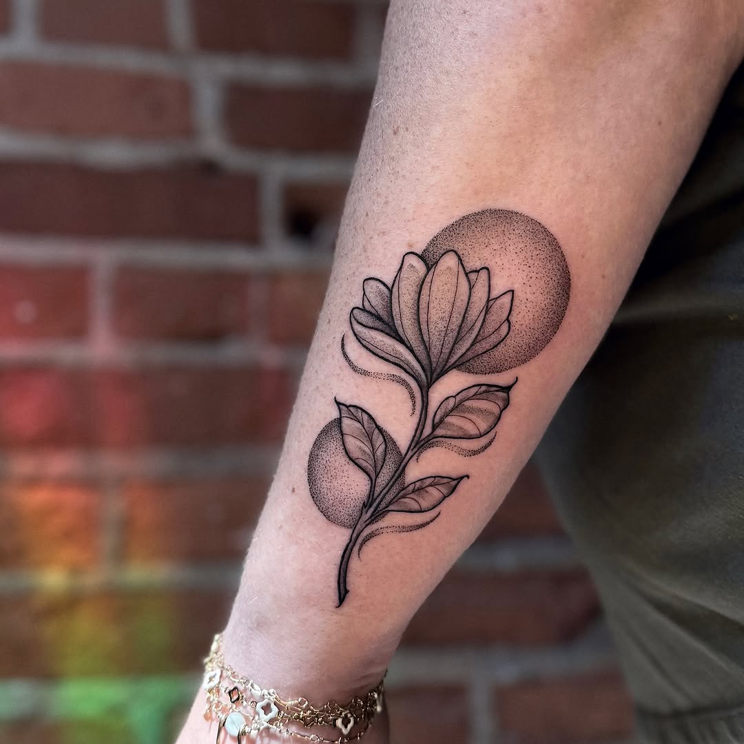 Tattoo by @jessbloomtattoo — fine_line, dotwork