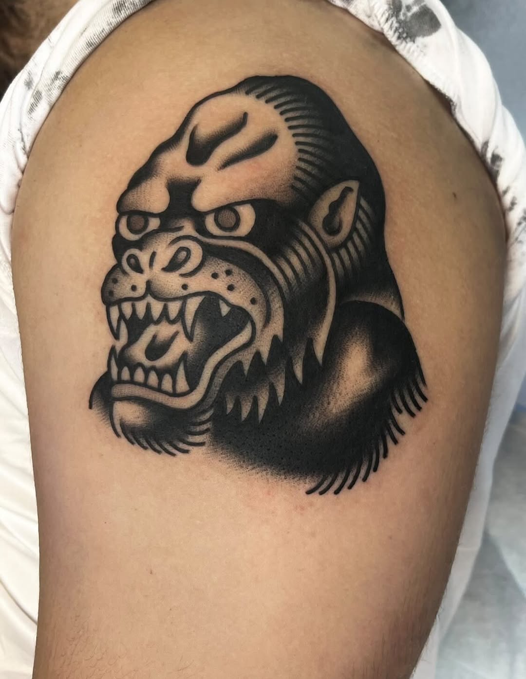Tattoo by @kgibsontattoos — american_traditional, black_and_grey
