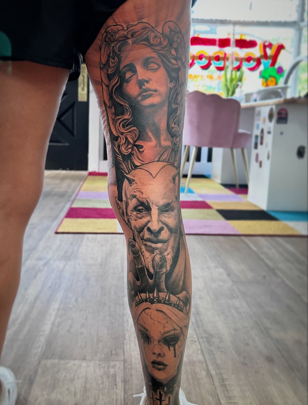 Tattoo by @dirtyletters937 — realism, dark_realism