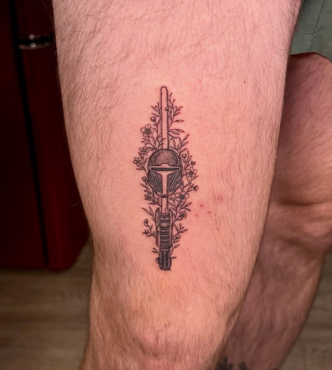 Tattoo by @inkedby.liz โ fine_line, black_and_grey