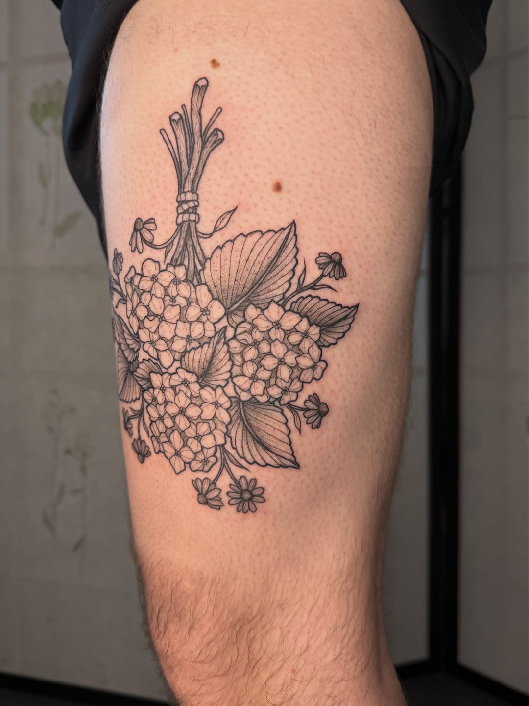 Tattoo by @noelle_adrienne — fine_line, black_and_grey
