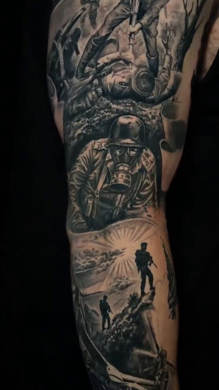 Tattoo by @sean_foy — blackwork, illustrative