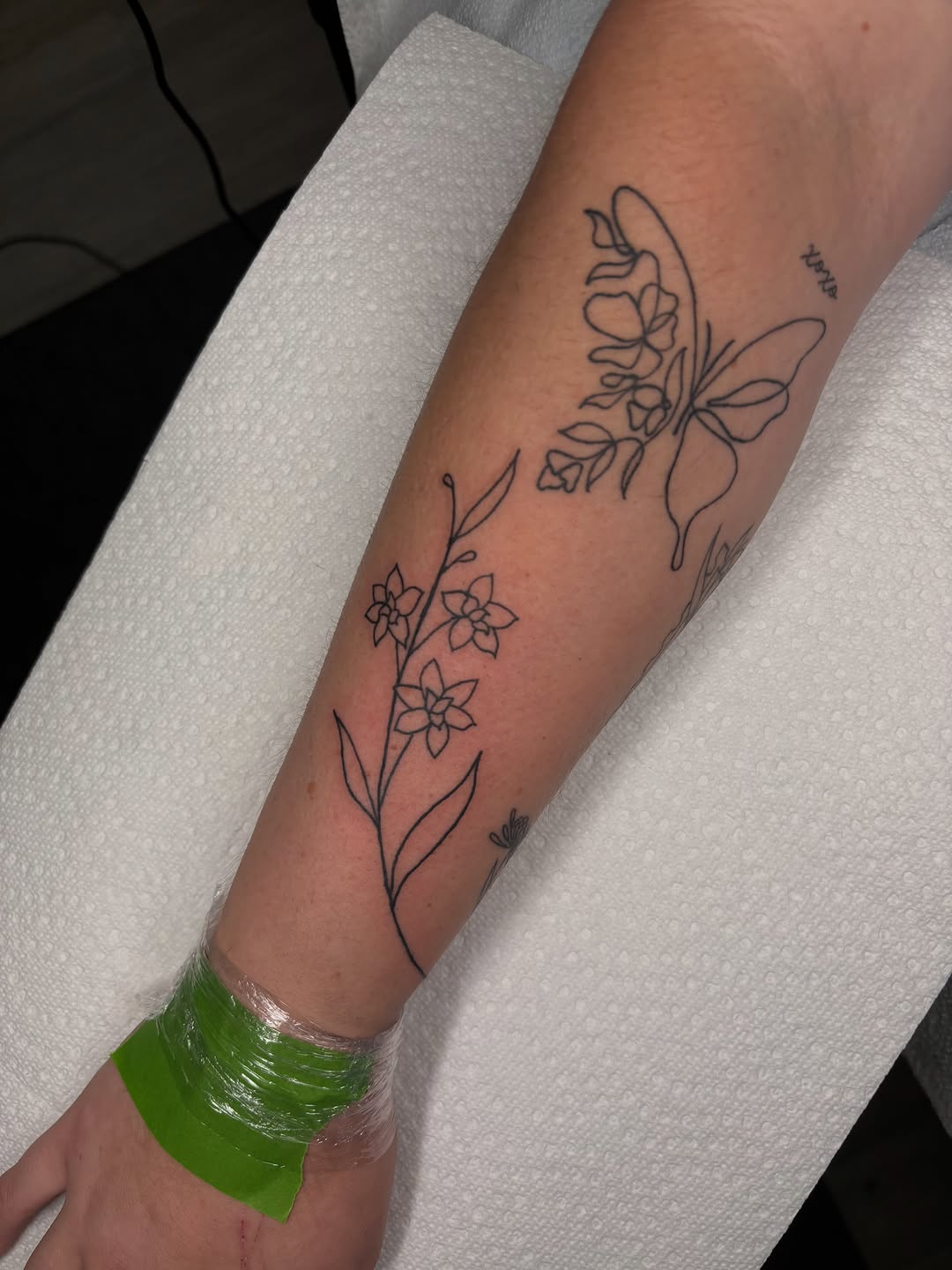 Tattoo by @heavychevytattoos — fine_line, illustrative