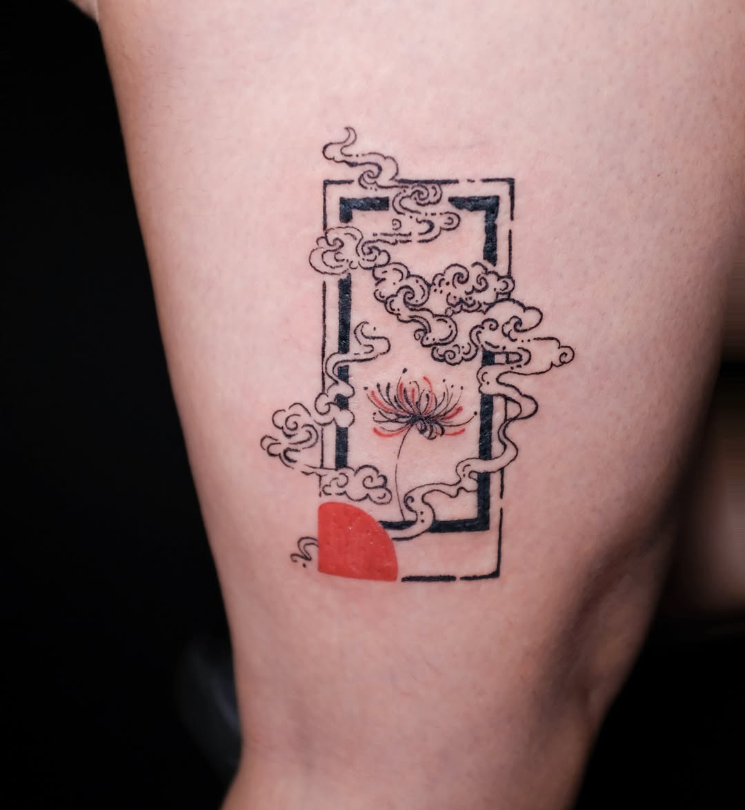 Tattoo by @eyu.tats โ fine_line, illustrative