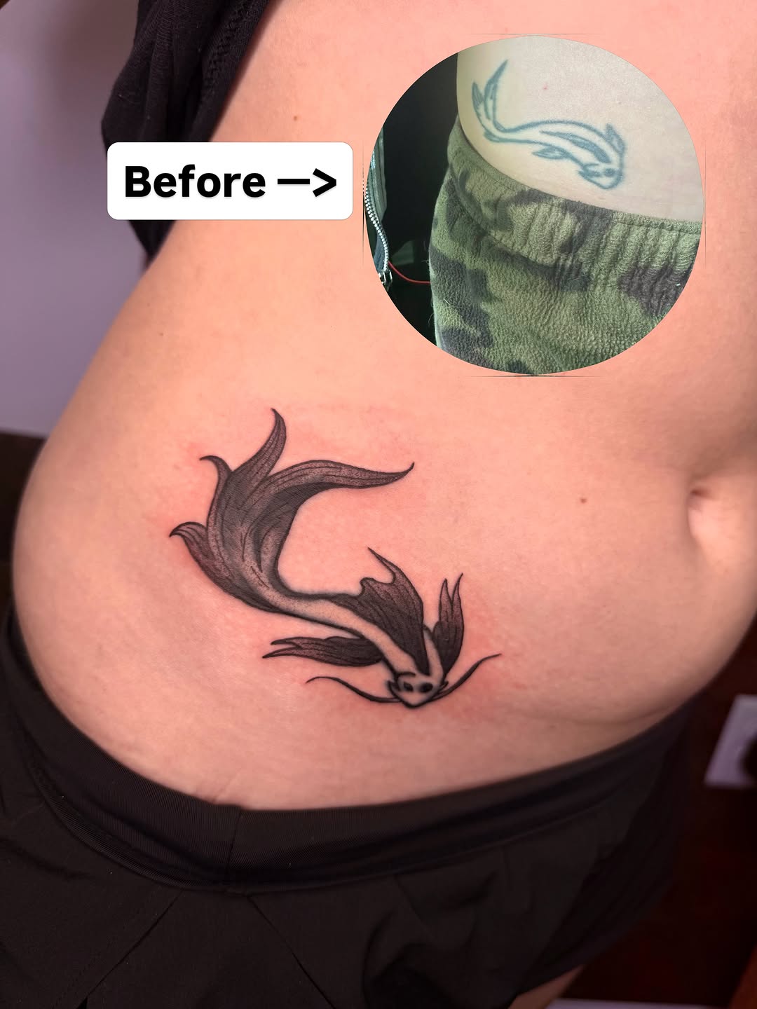 Tattoo by @munsterjamtattoos — black_and_grey