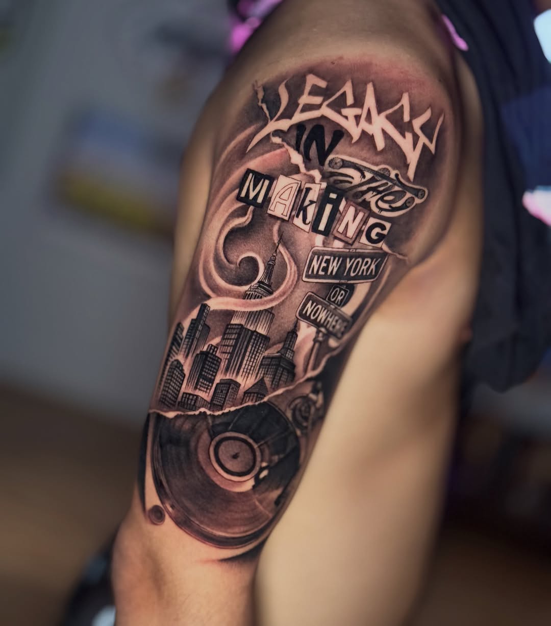 Tattoo by @gees_arte β black_and_grey