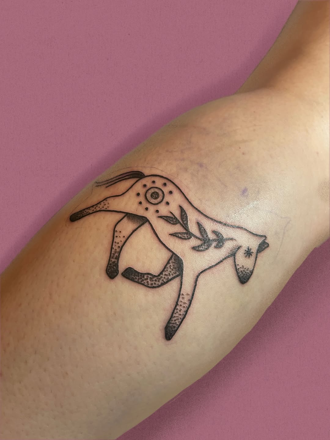 Tattoo by @babajagatattoos β dotwork, illustrative
