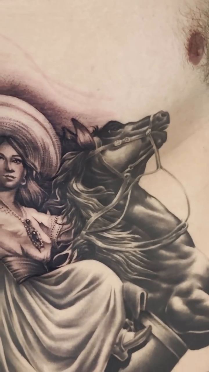 Tattoo by @manzur_no.name — black_and_grey, realism