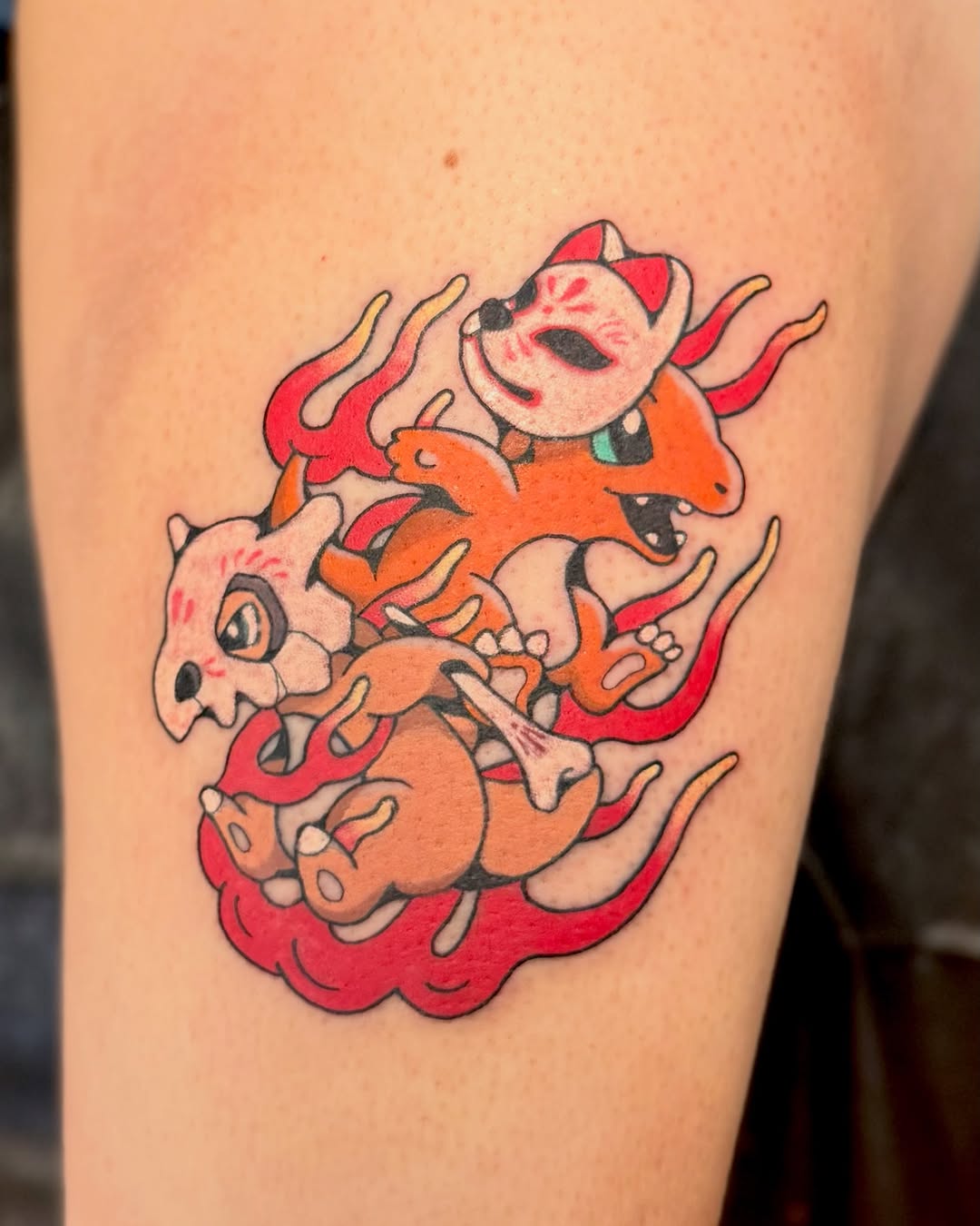 Tattoo by @chomchomtattoo — new_school, anime