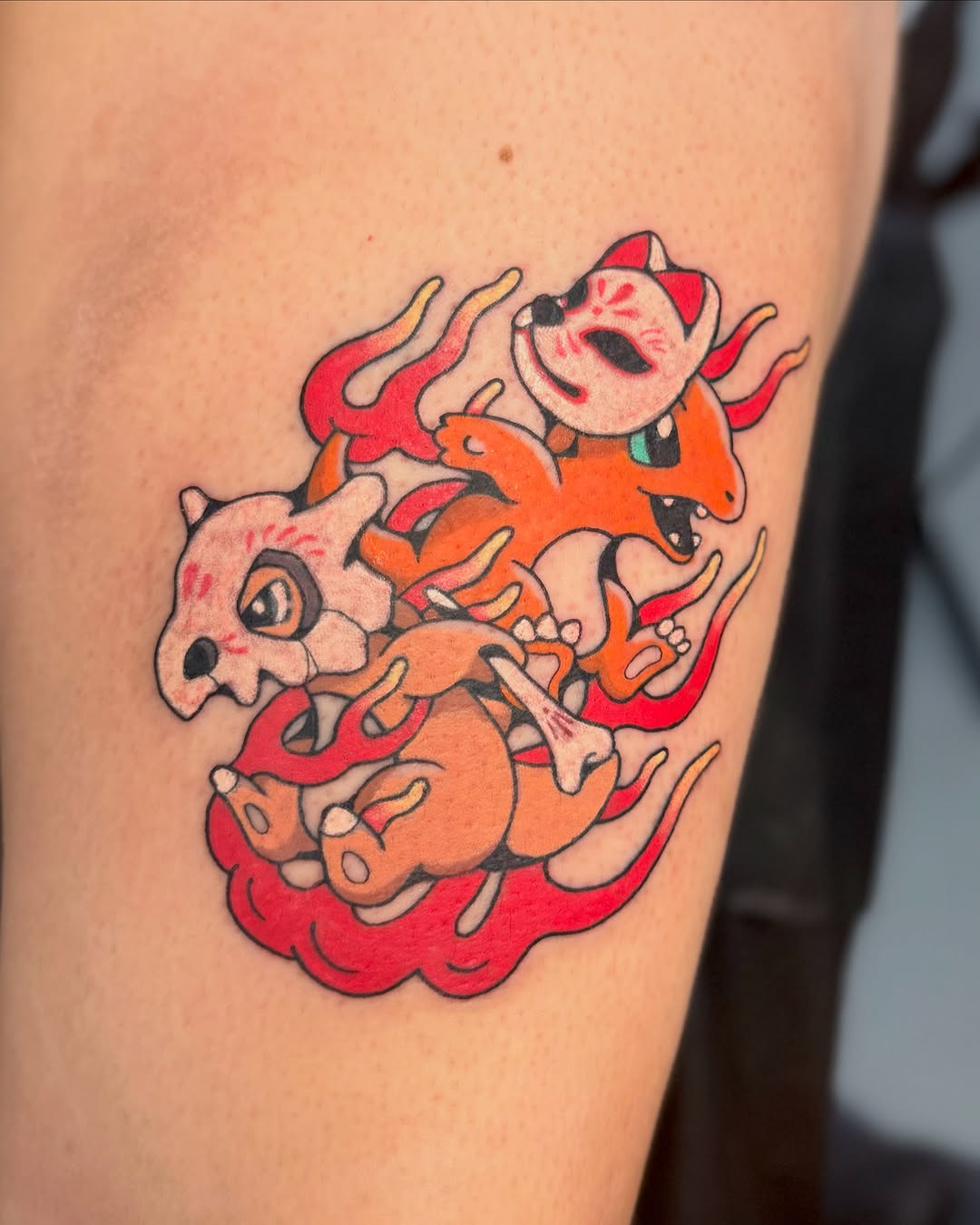 Tattoo by @chomchomtattoo — new_school, anime