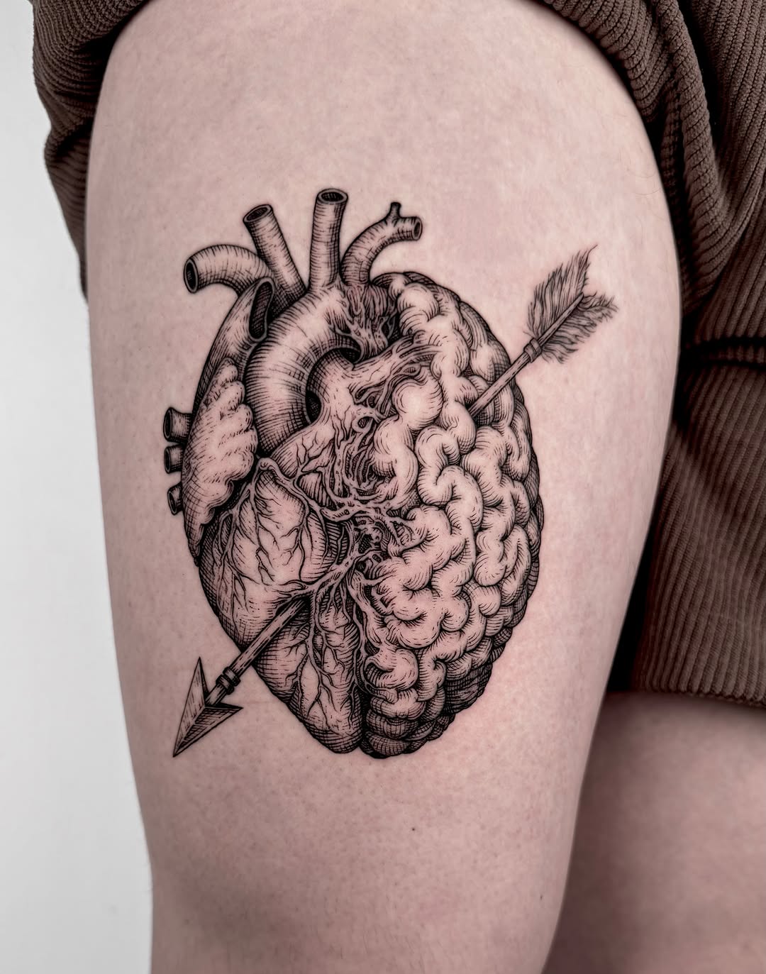 Tattoo by @krueger.ink — black_and_grey, realism