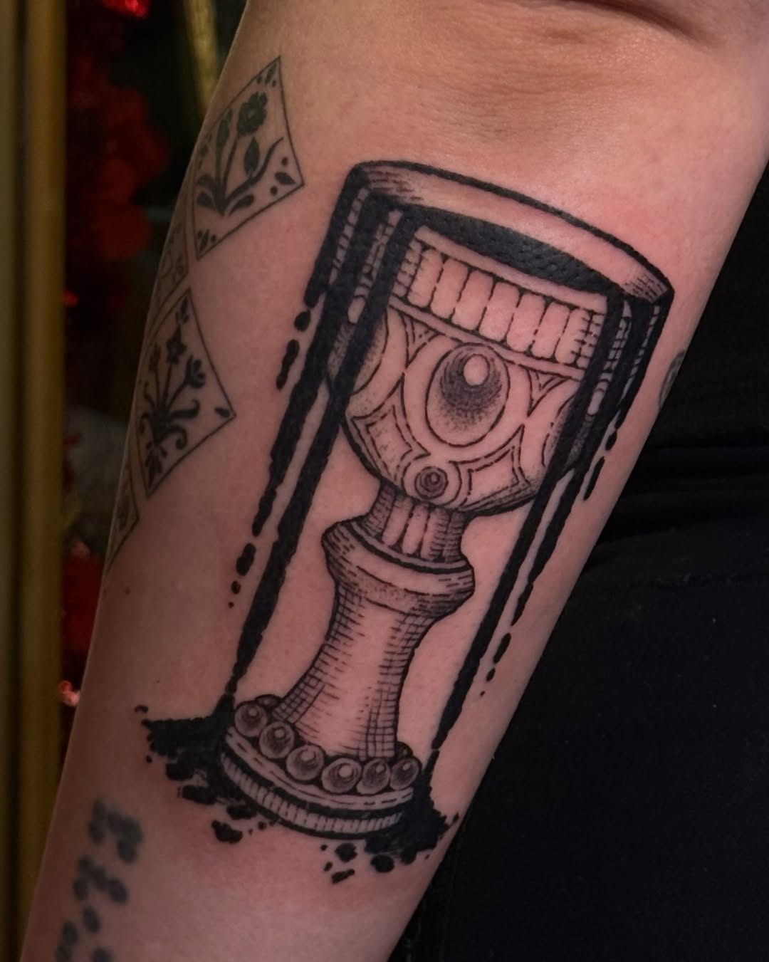 Tattoo by @dimsouls — black_and_grey