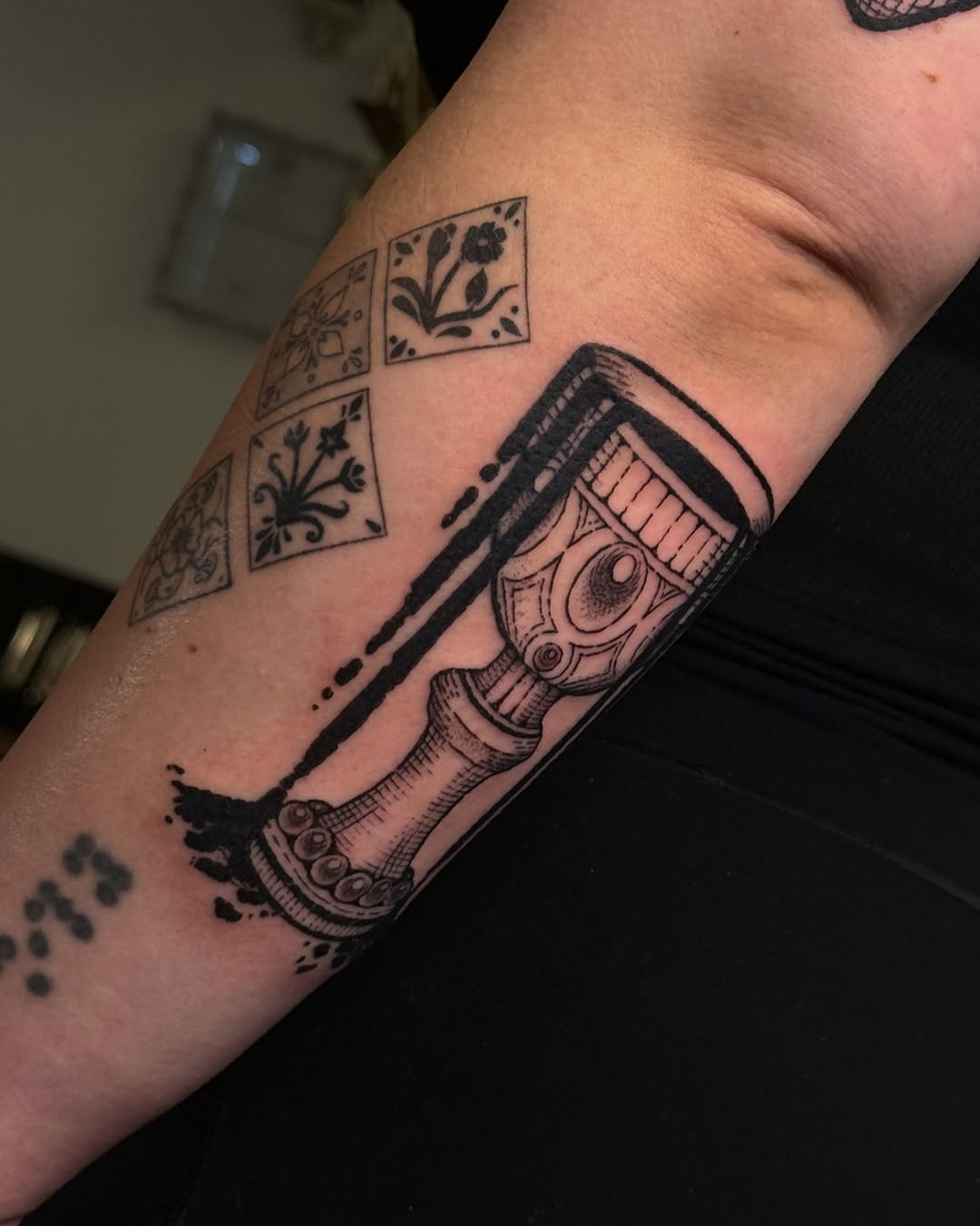 Tattoo by @dimsouls — black_and_grey