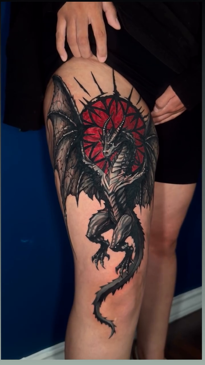 Tattoo by @tattoos_by_angiiee — japanese_irezumi, black_and_grey