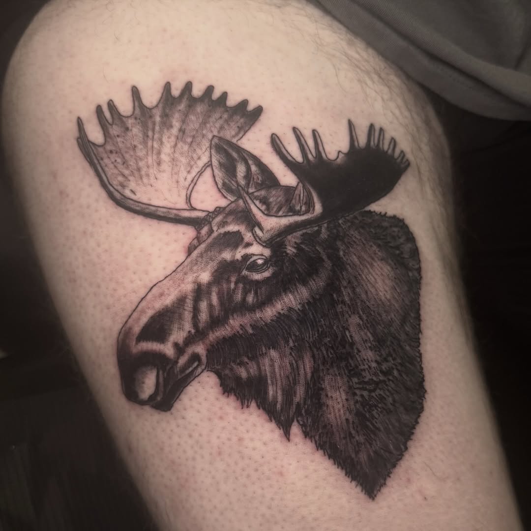 Tattoo by @mtc.tattoos β realism, black_and_grey