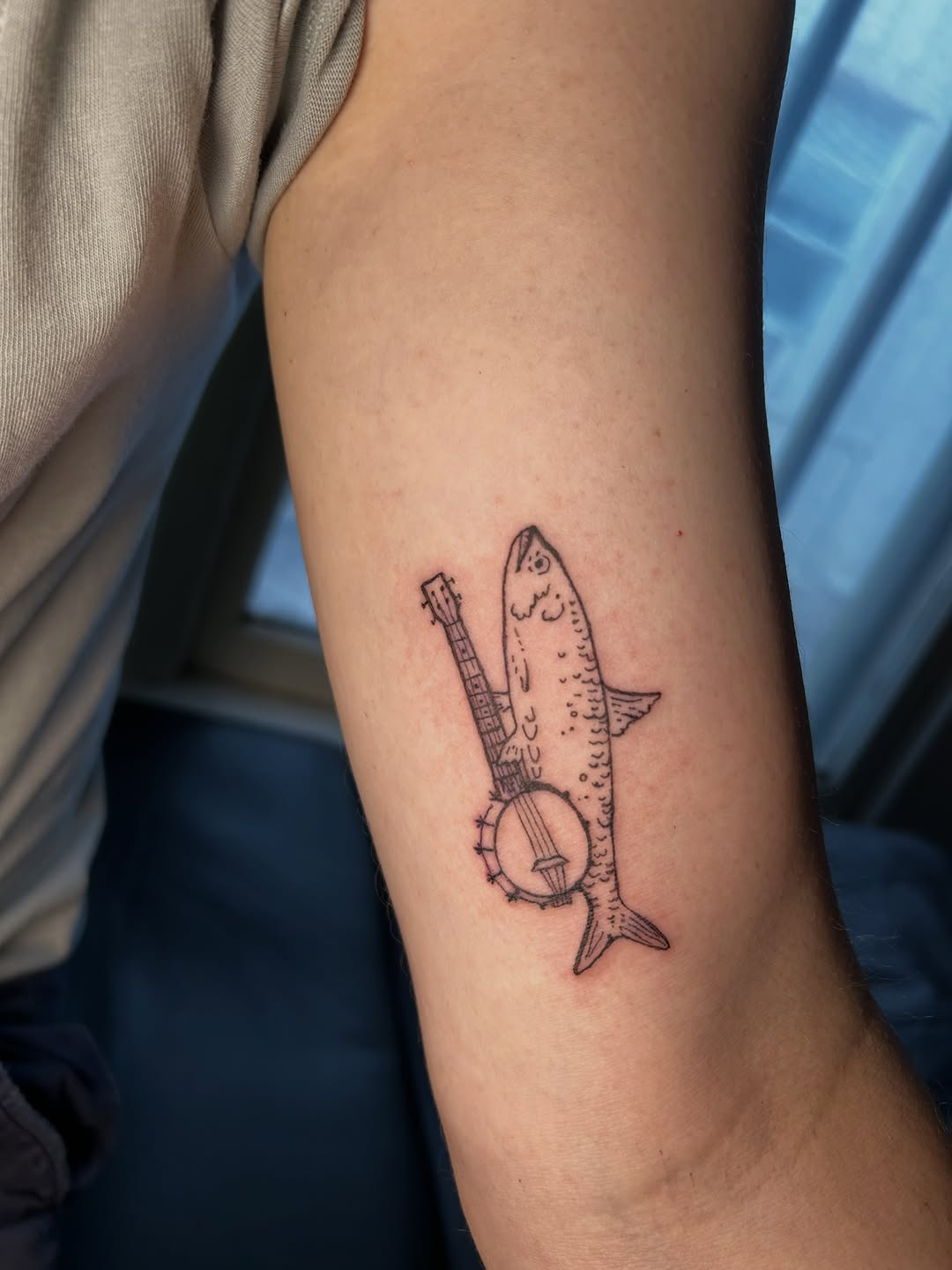 Tattoo by @off_world_tattoos — illustrative, fine_line