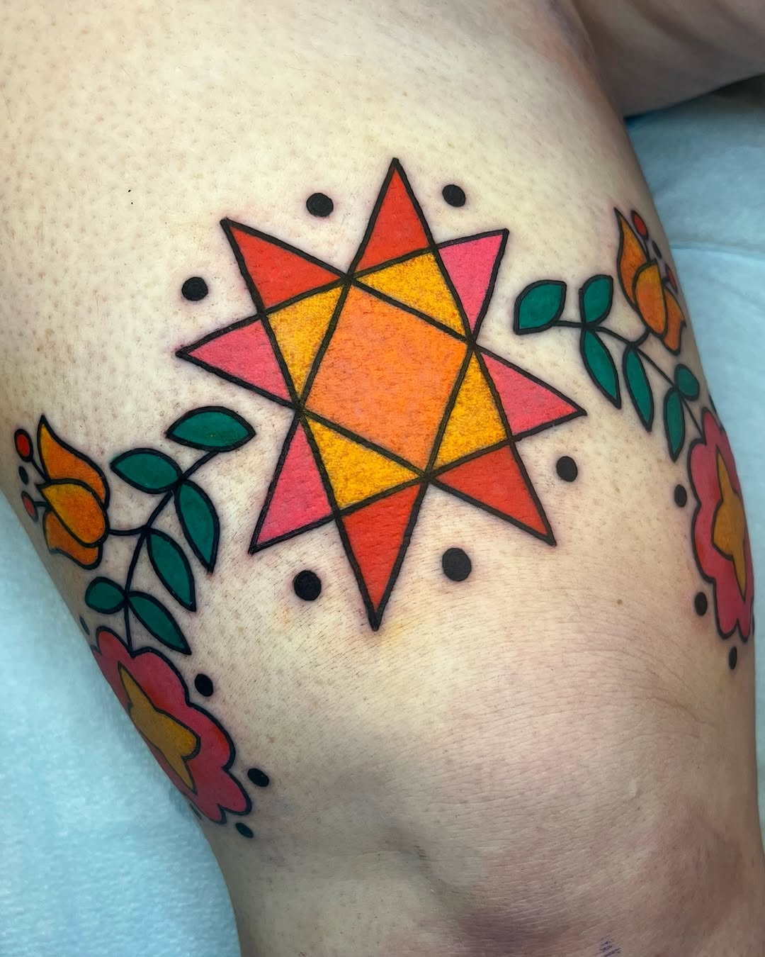 Tattoo by @tourtellinie โ american_traditional, illustrative