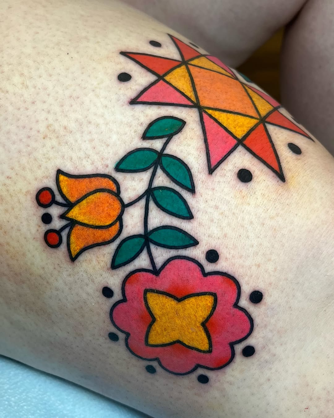 Tattoo by @tourtellinie โ illustrative, geometric