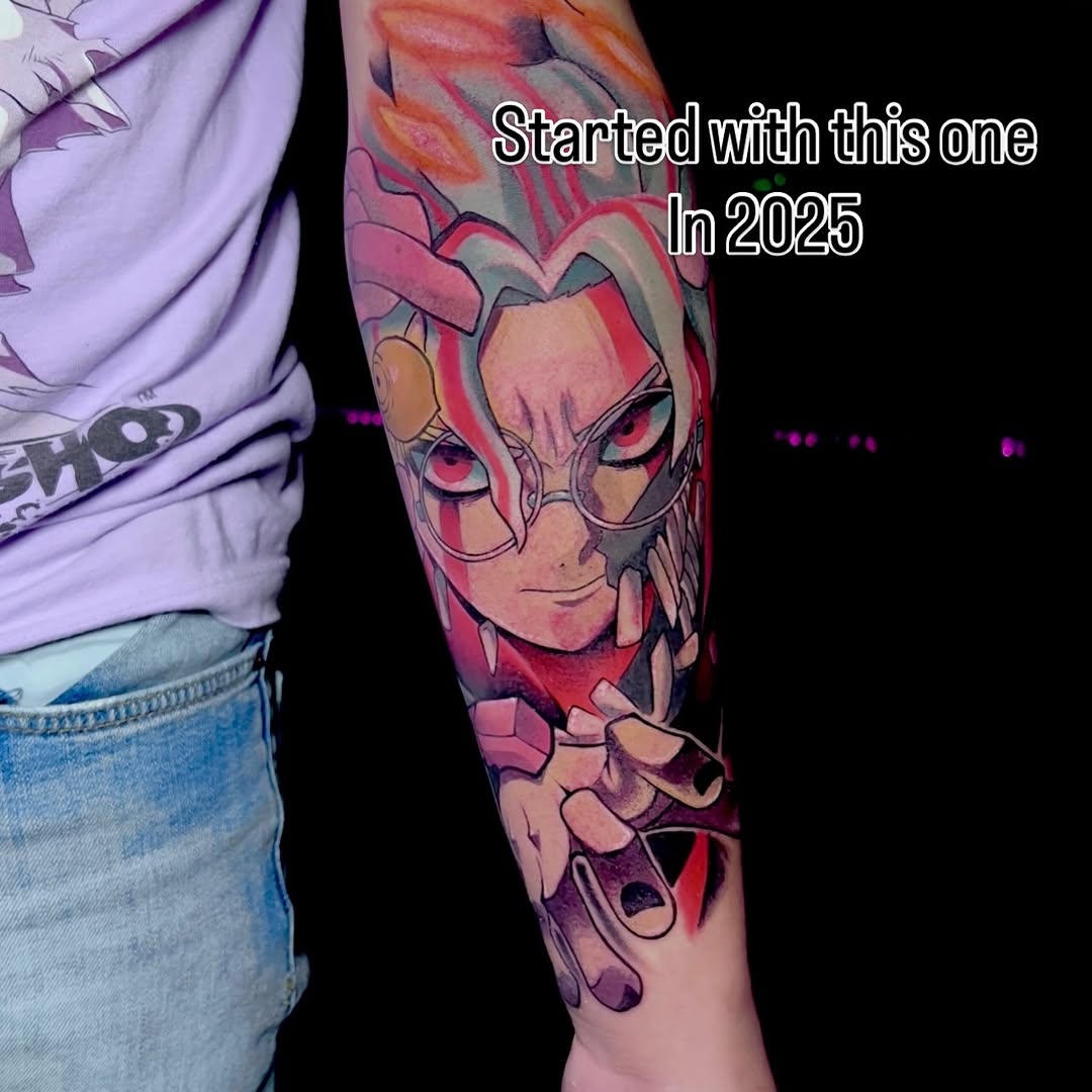 Tattoo by @churrotattoos โ anime