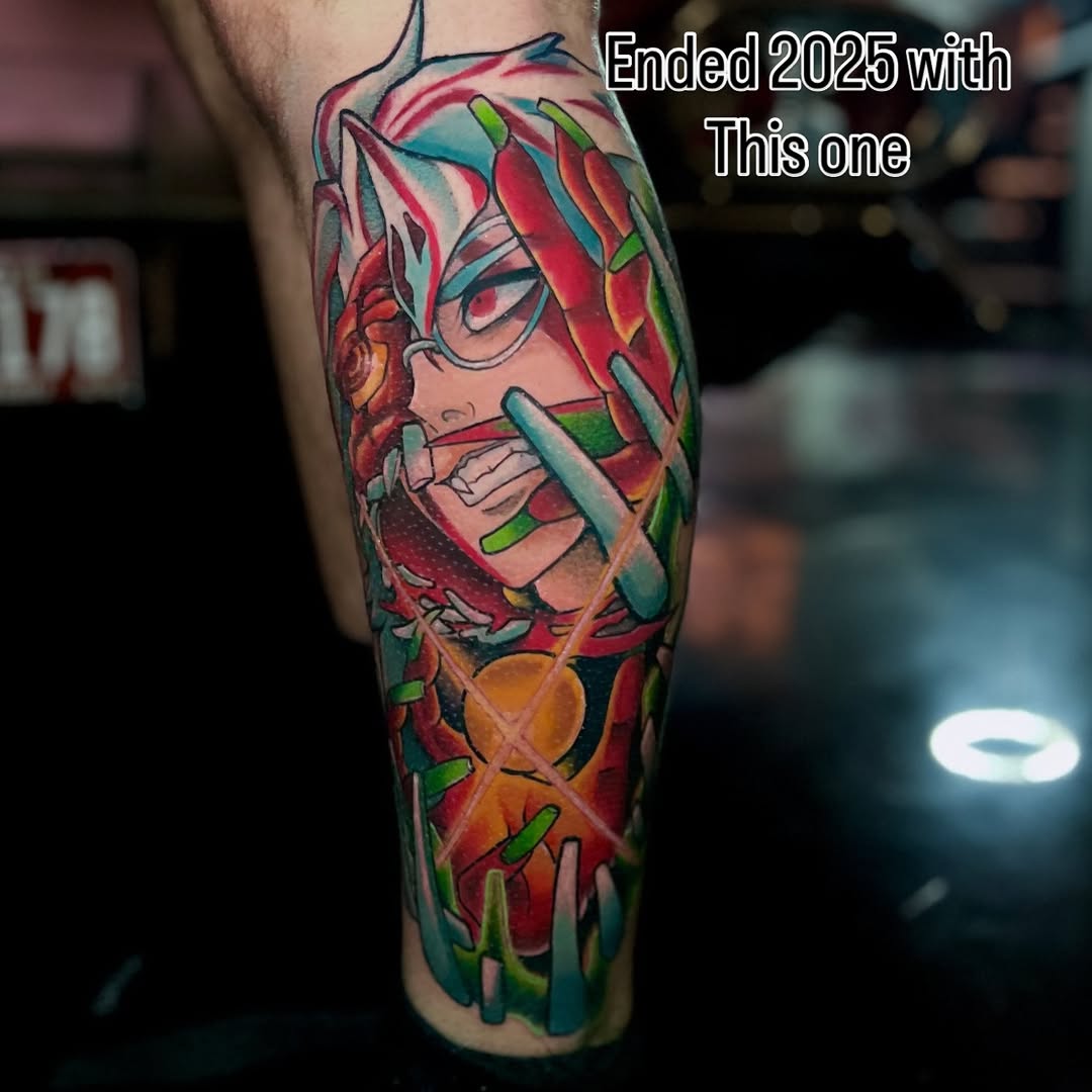 Tattoo by @churrotattoos โ anime