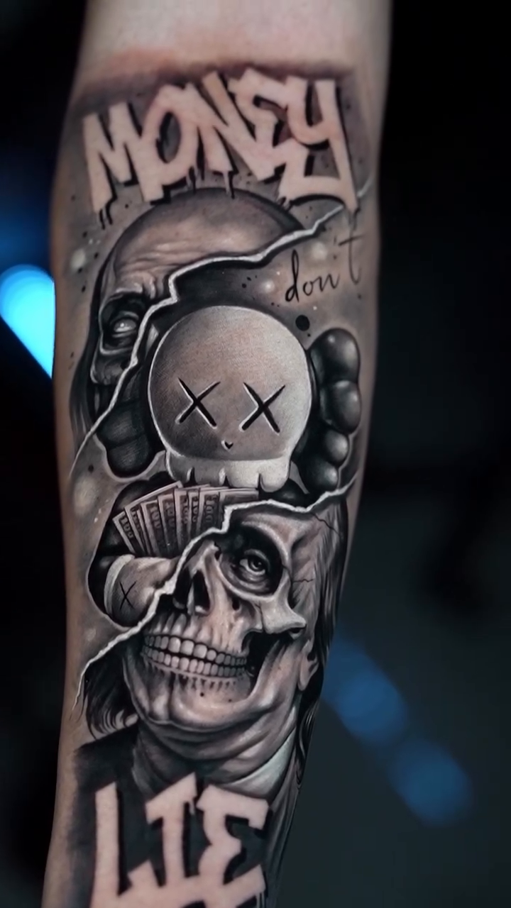 Tattoo by @mandytattoo2013 — black_and_grey, realism