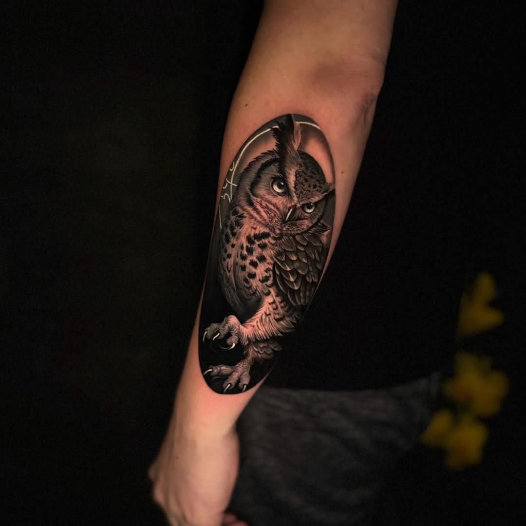 Tattoo by @taystattoos — realism, black_and_grey