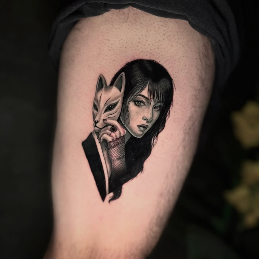 Tattoo by @taystattoos — realism, black_and_grey