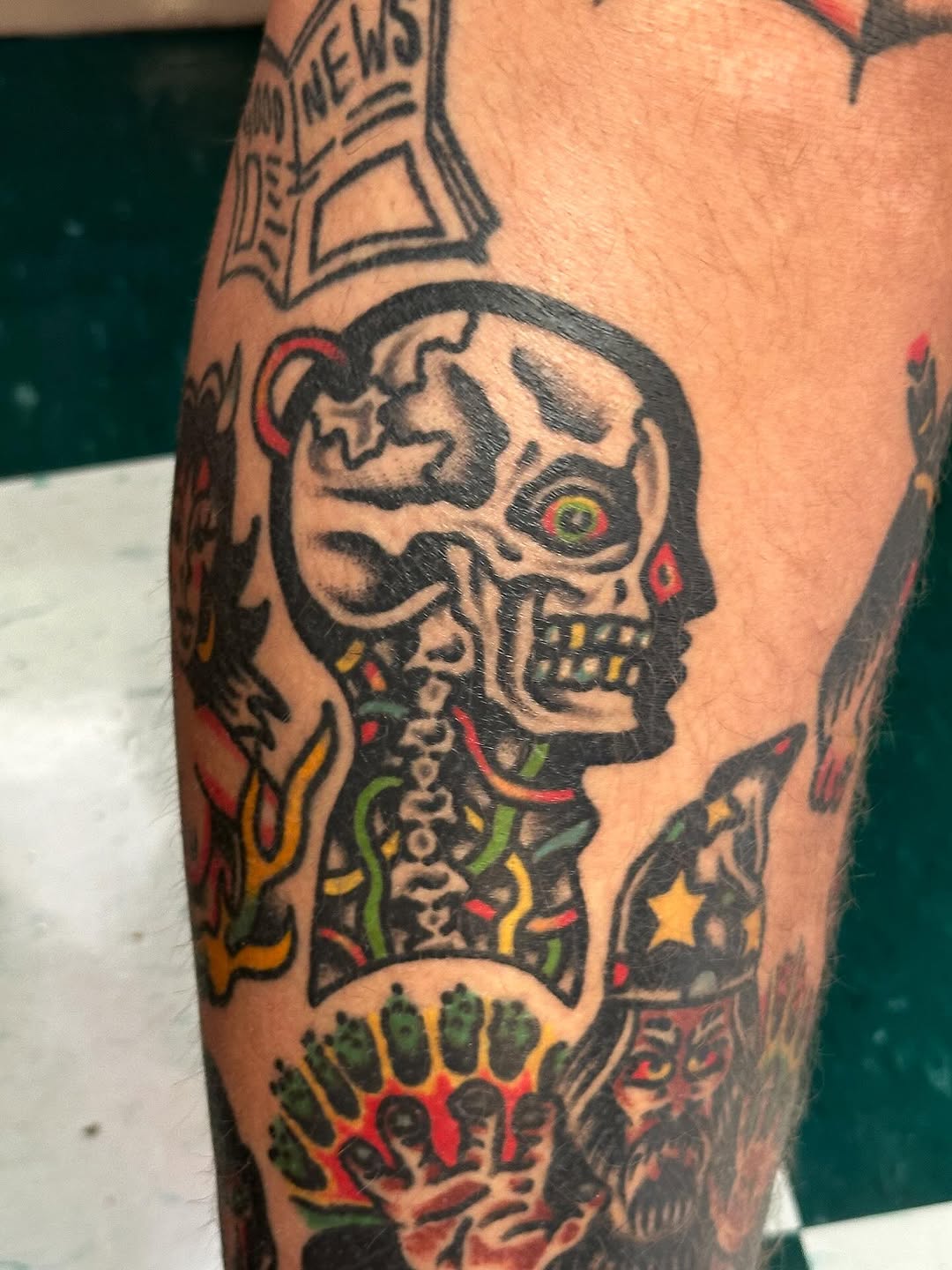 Tattoo by @jaredallentattoos — american_traditional, illustrative