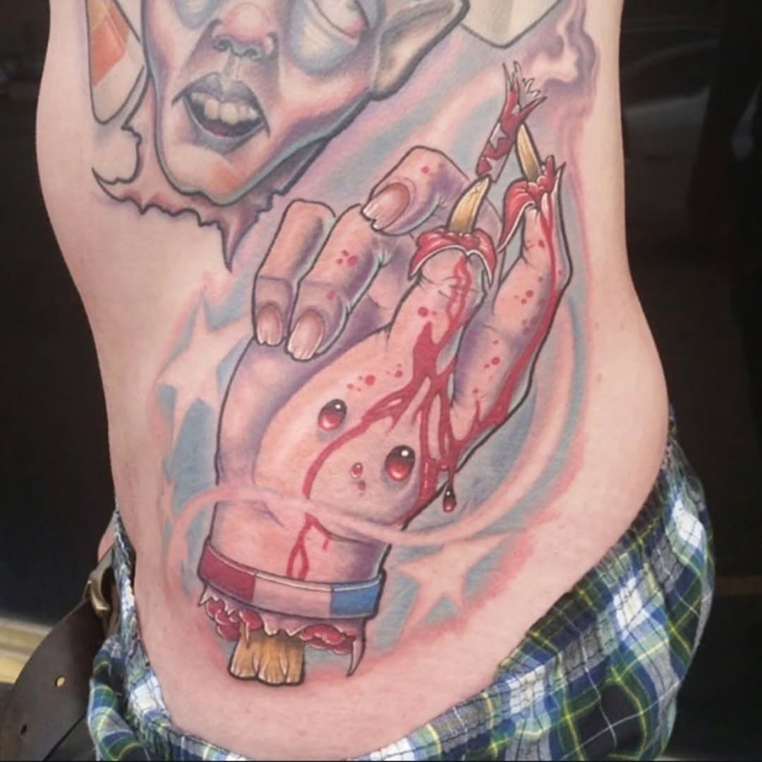 Tattoo by @rickrayne — new_school, dark_realism