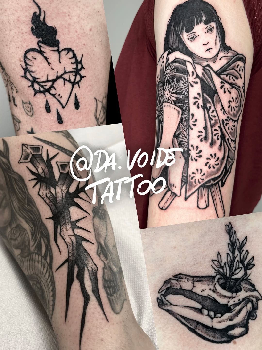 Tattoo by @da.voide_tattoo — black_and_grey, dark_realism