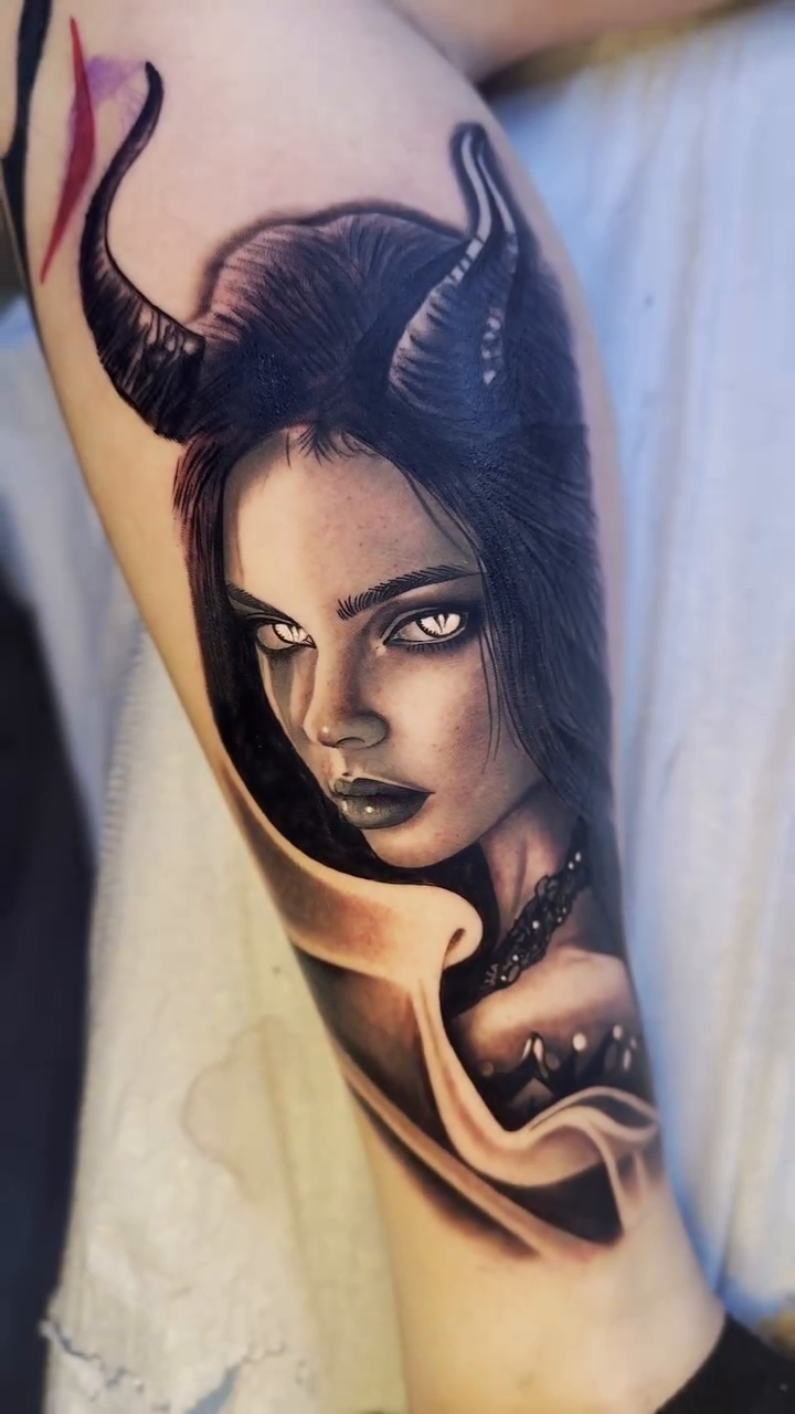 Tattoo by @taystattoos — realism, black_and_grey