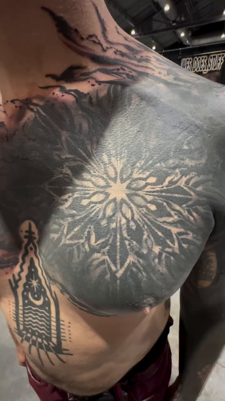 Tattoo by @wes_does_stuff — geometric, black_and_grey