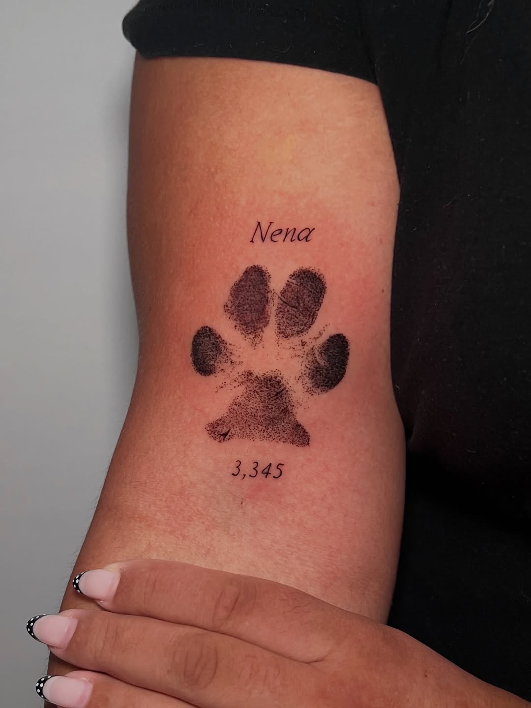 Tattoo by @eleana_tattooart — fine_line, lettering_script
