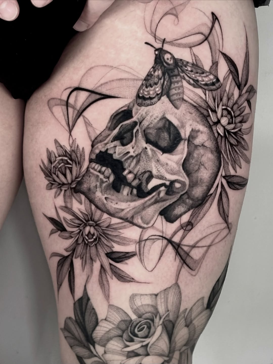 Tattoo by @brittnaami β black_and_grey, realism