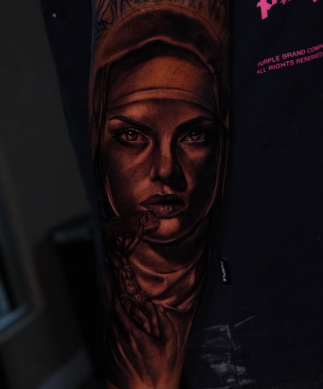 Tattoo by @lalyinkz — realism, black_and_grey