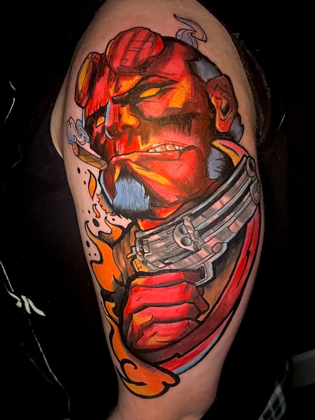 Tattoo by @devillepinson — new_school