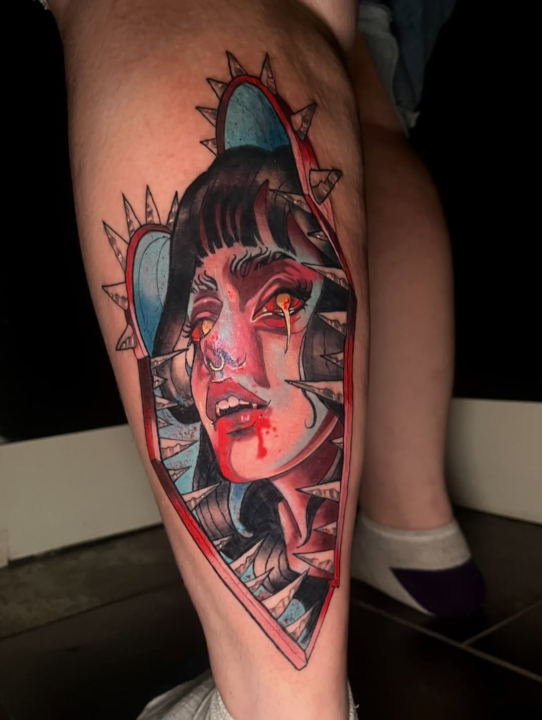 Tattoo by @devillepinson — new_school