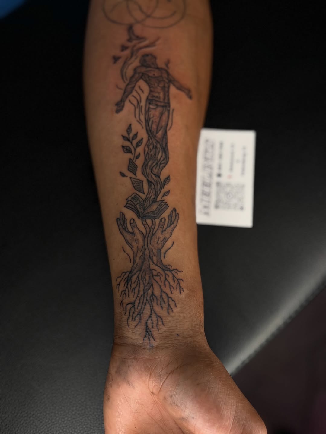 Tattoo by @meelinks — illustrative, black_and_grey