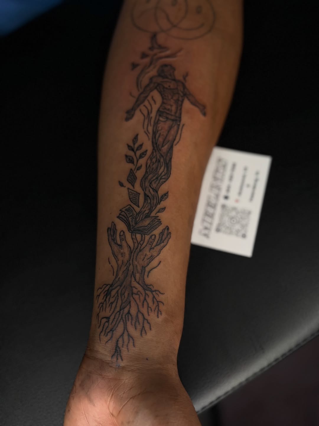 Tattoo by @meelinks — illustrative, black_and_grey