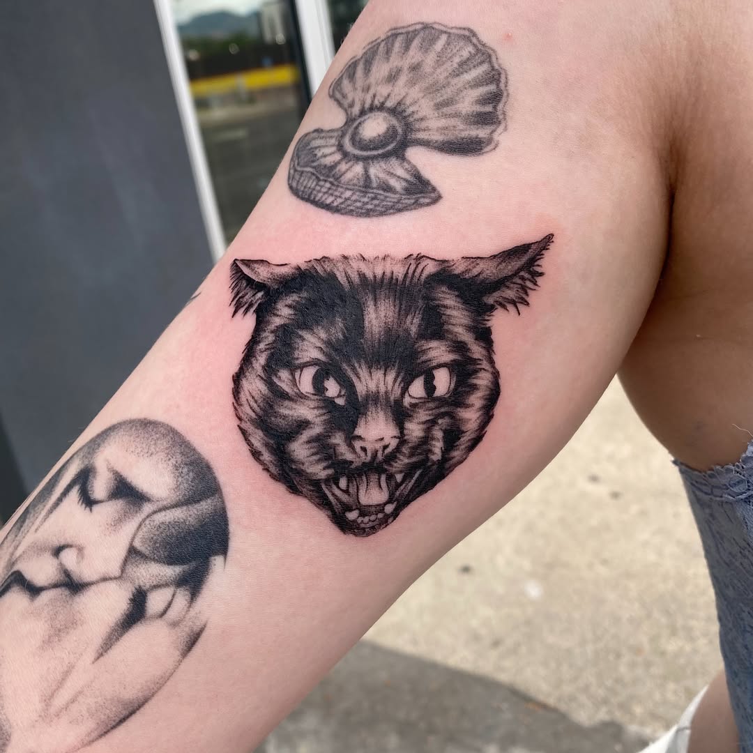 Tattoo by @by_mack — black_and_grey