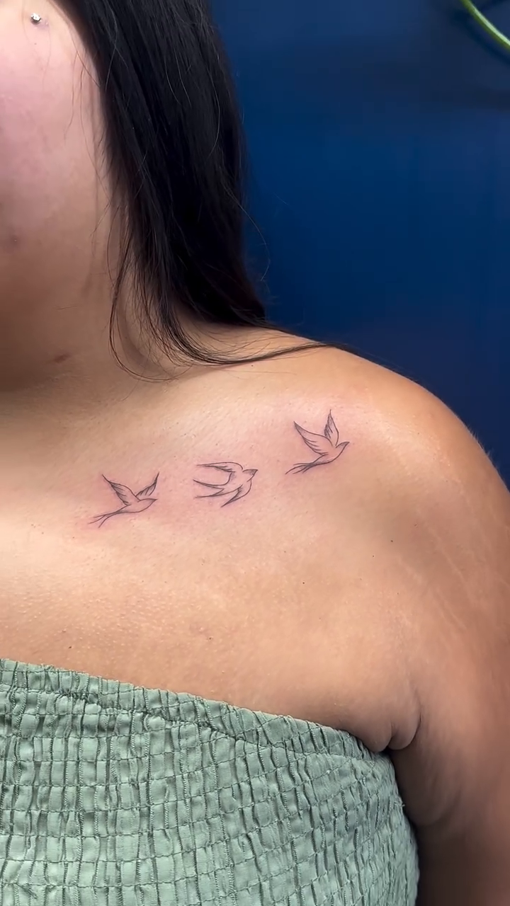Tattoo by @takayo_sandiego — fine_line