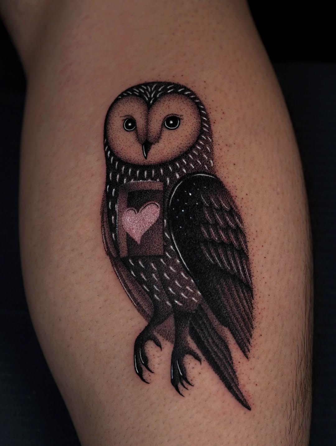 Tattoo by @koda.mode โ illustrative, dotwork