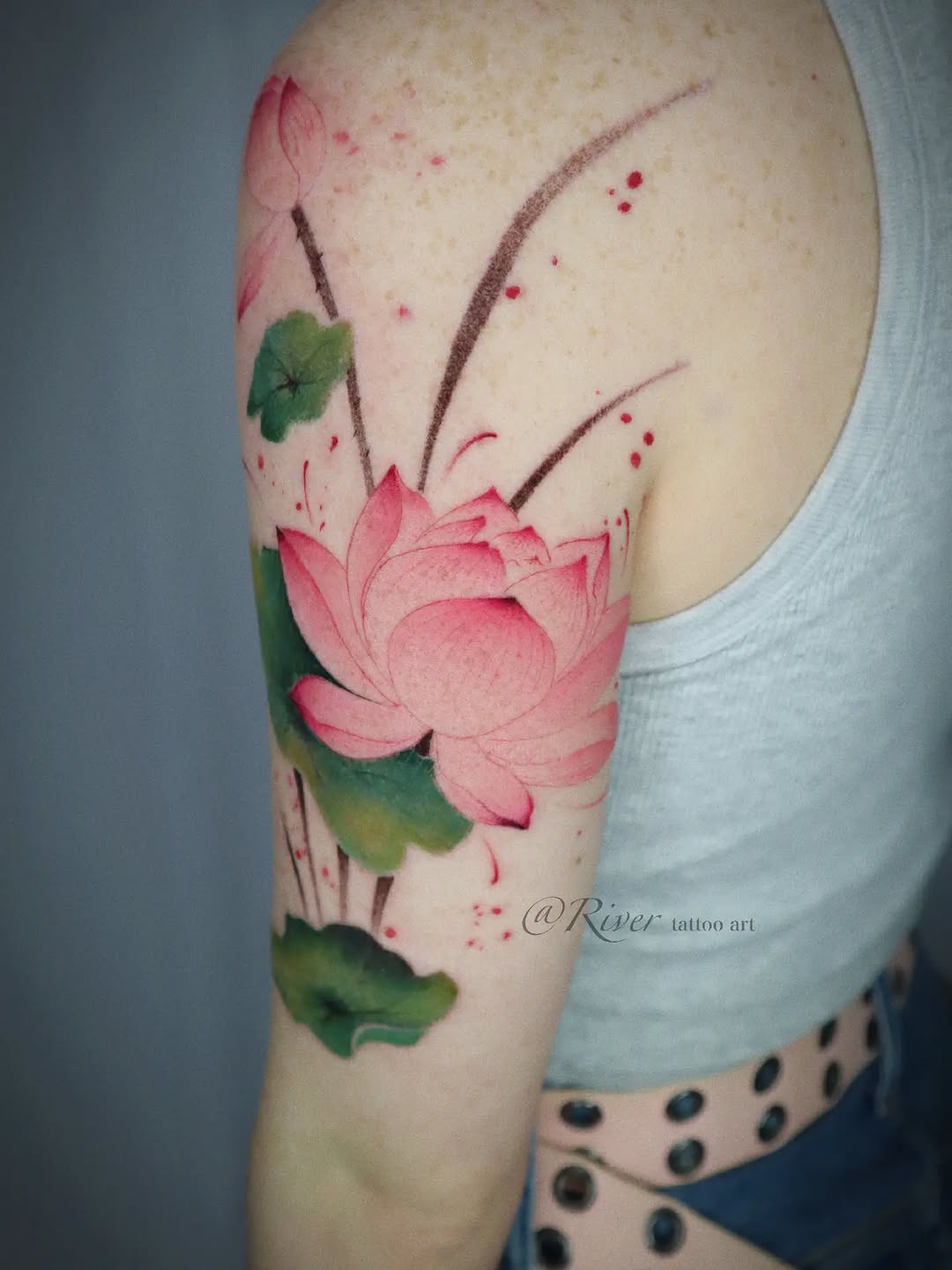 Tattoo by @rivertattooart โ realism, watercolor