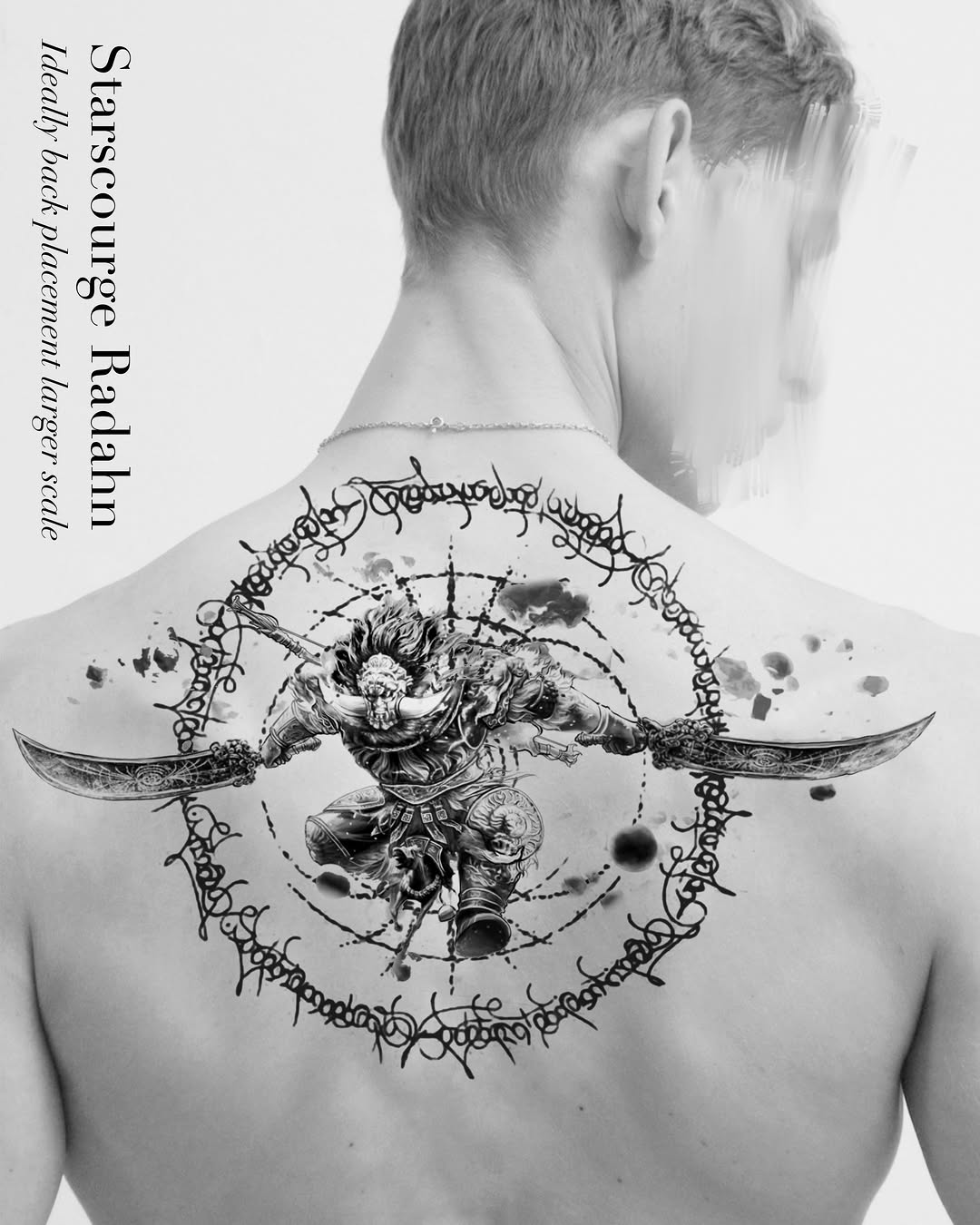 Tattoo by @la13va_tear โ black_and_grey, illustrative