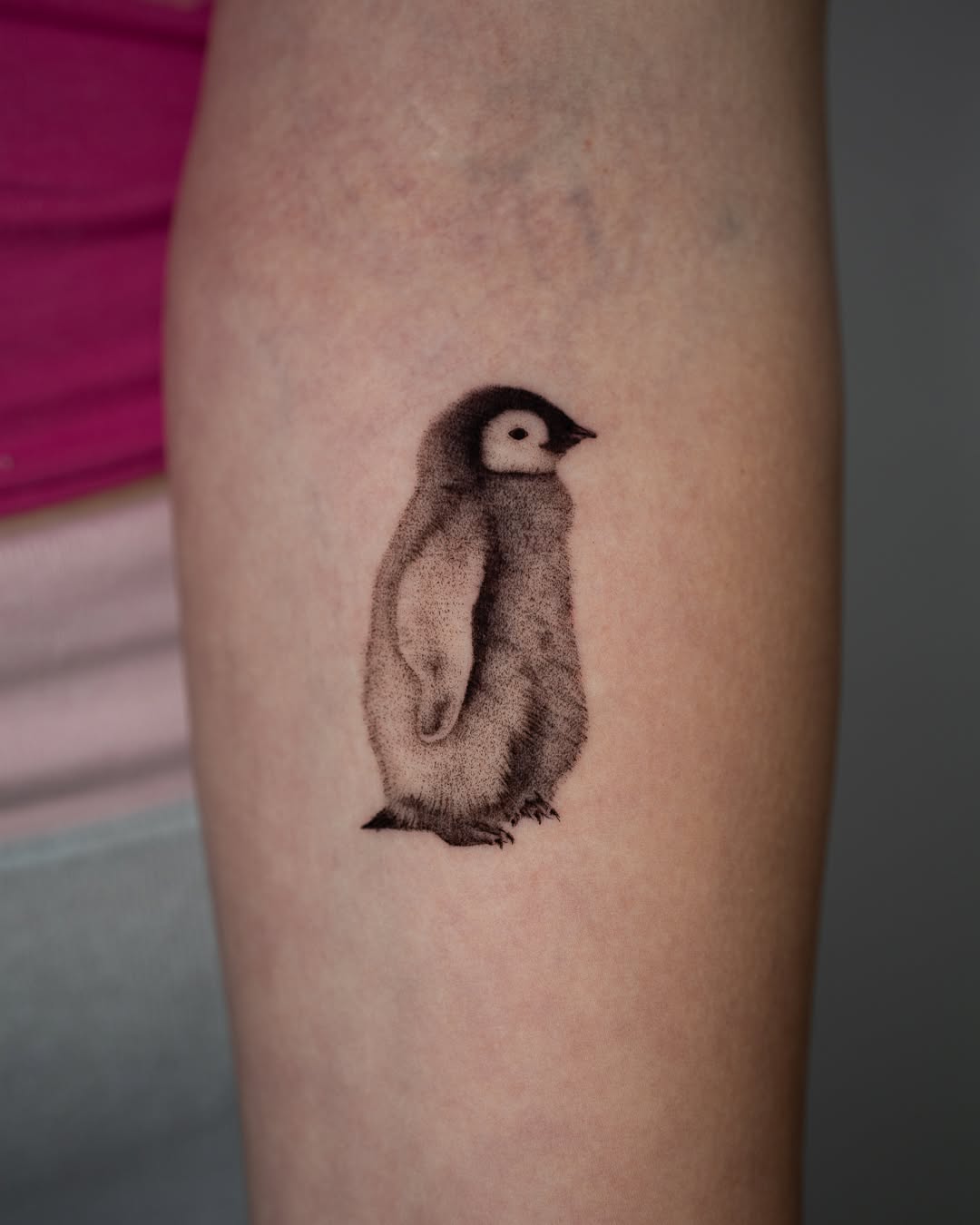 Tattoo by @ally.tatts — dotwork, realism