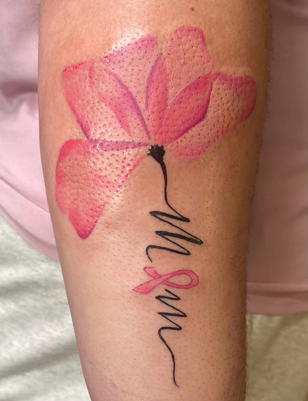 Tattoo by @ink5linger — lettering_script