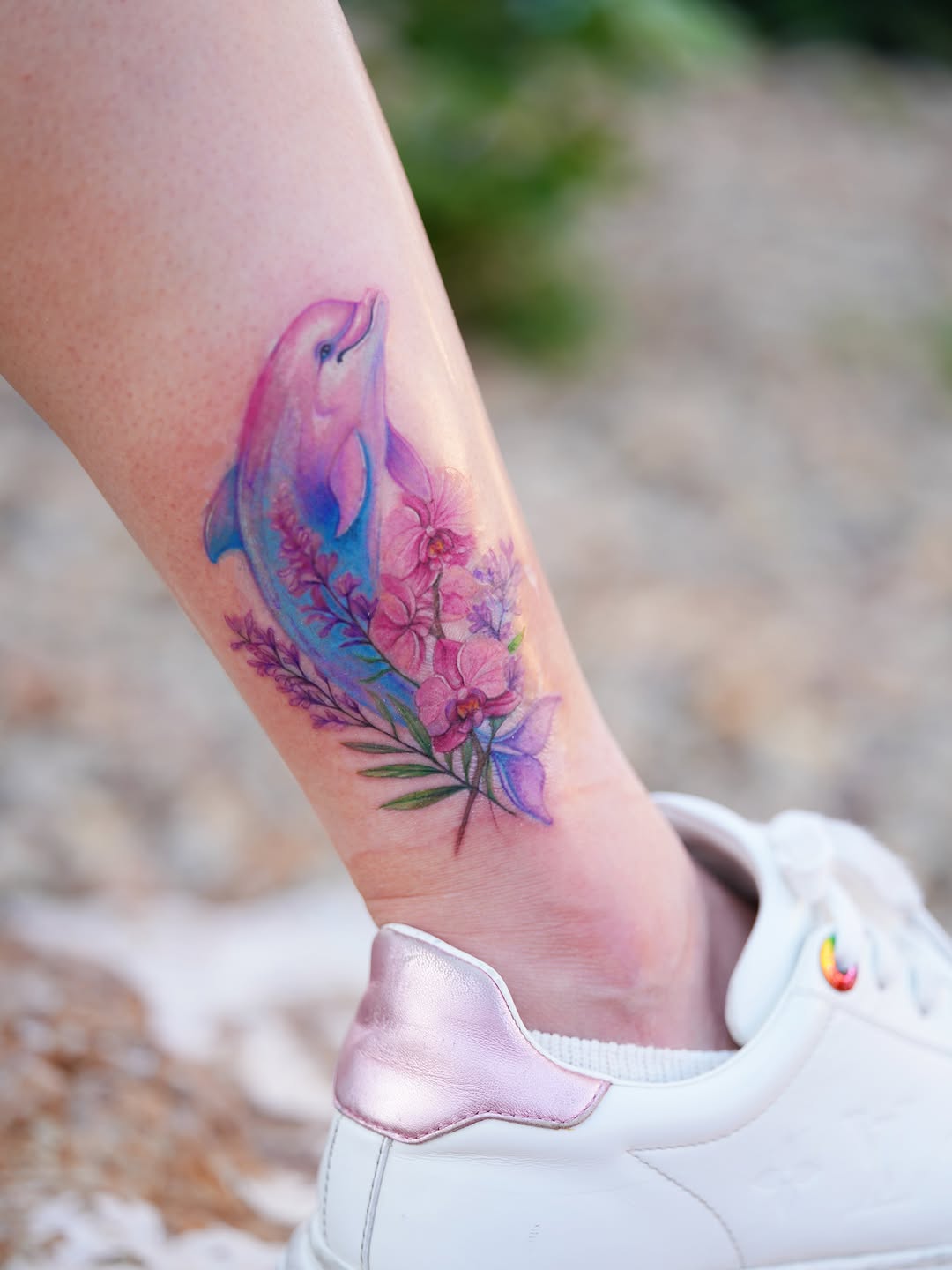 Tattoo by @newrootink_studio — watercolor, realism