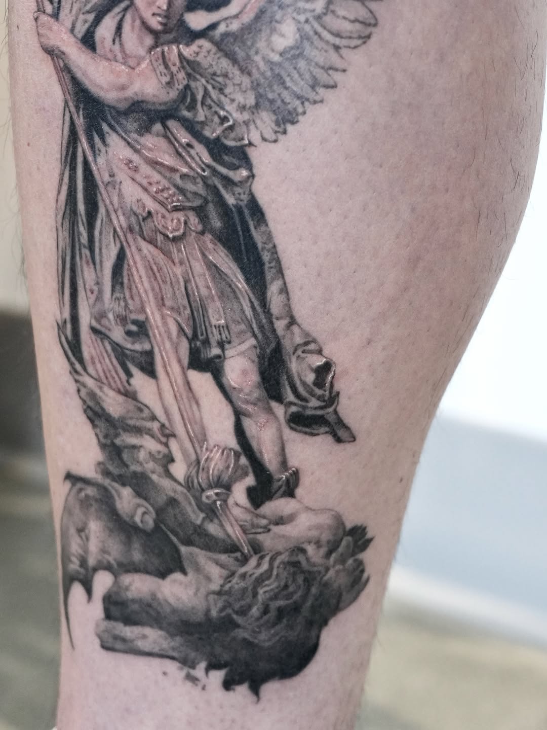 Tattoo by @oori_tattoo — realism, black_and_grey