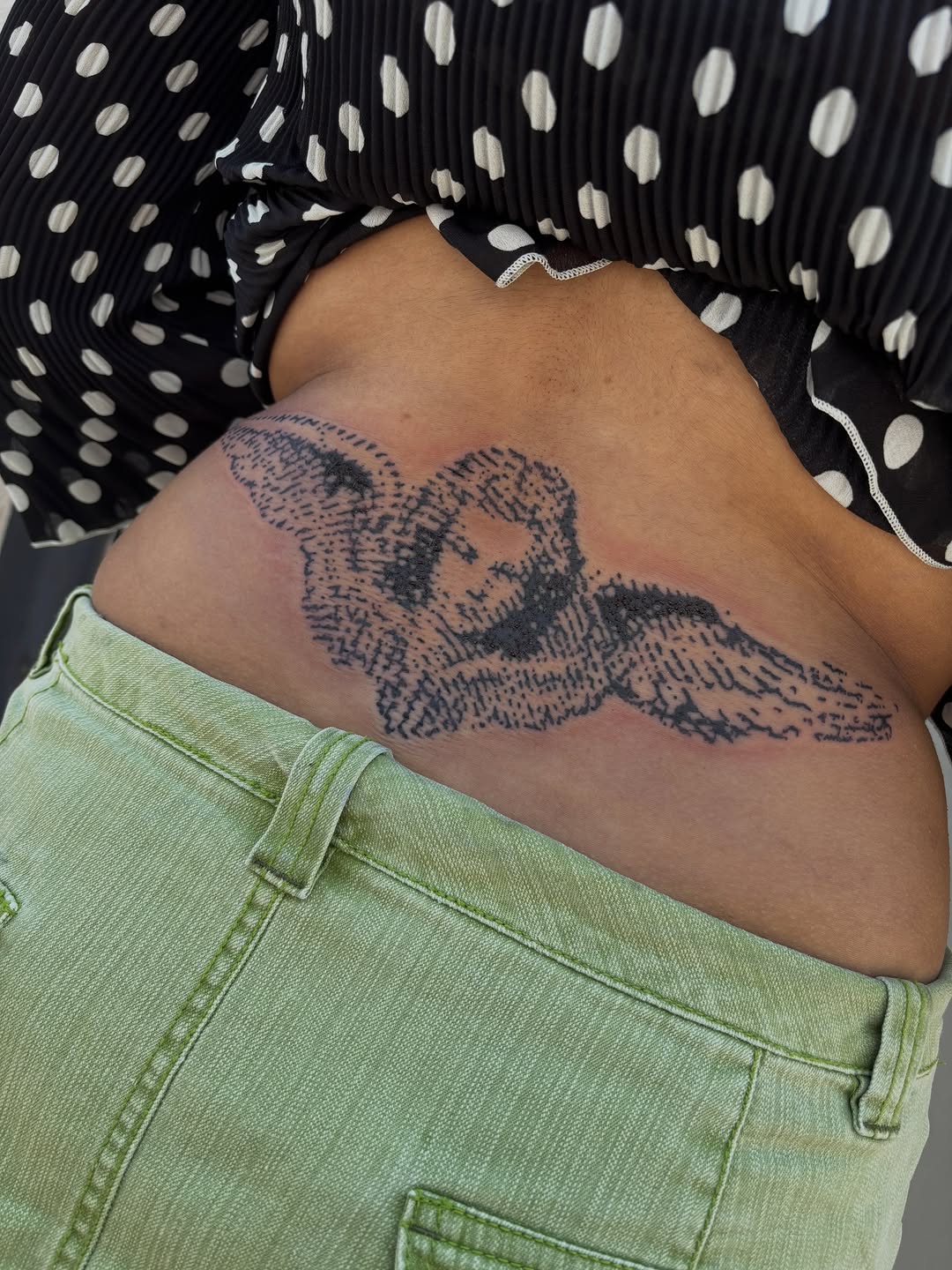 Tattoo by @l00se_needlez โ dotwork, black_and_grey