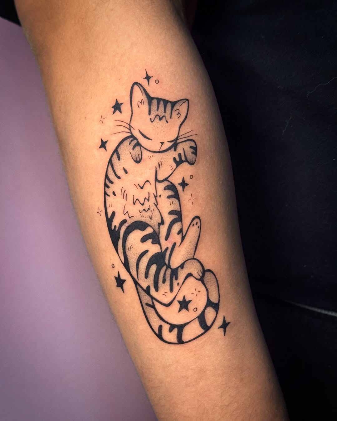 Tattoo by @cleanbean.inks — ignorant, blackwork